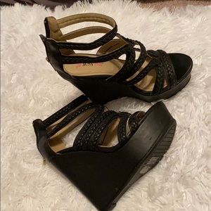 Just fab wedge heels
